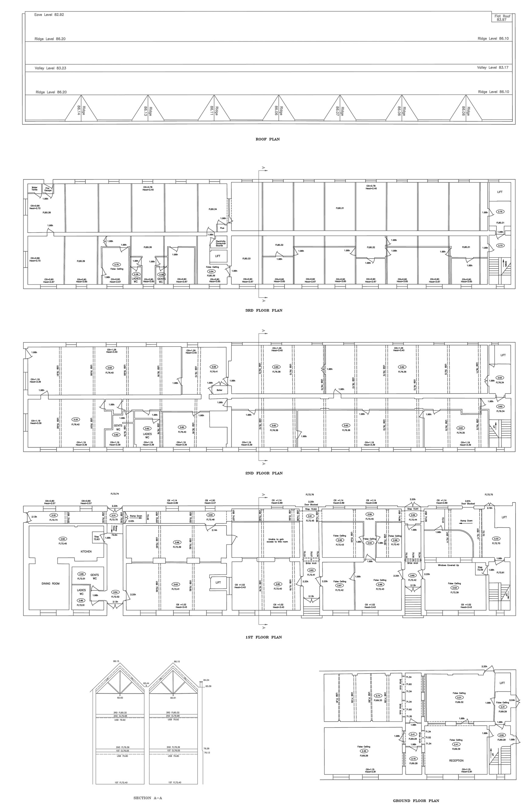 Measured Building Surveys _ Elevation Plan